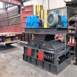 2PGC0609雙齒輥破碎機發貨圖片_發往青海格爾木_破碎鎳礦