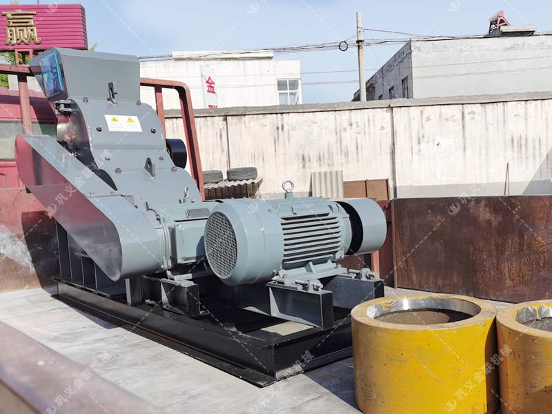小型46雙級粉碎機發貨圖片_發往內蒙古化德_破碎煤